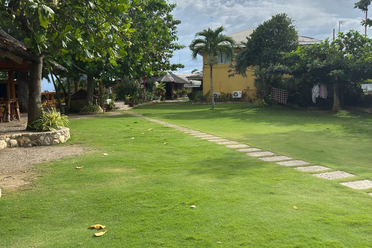 Tropical garden at Baluarte de Argao