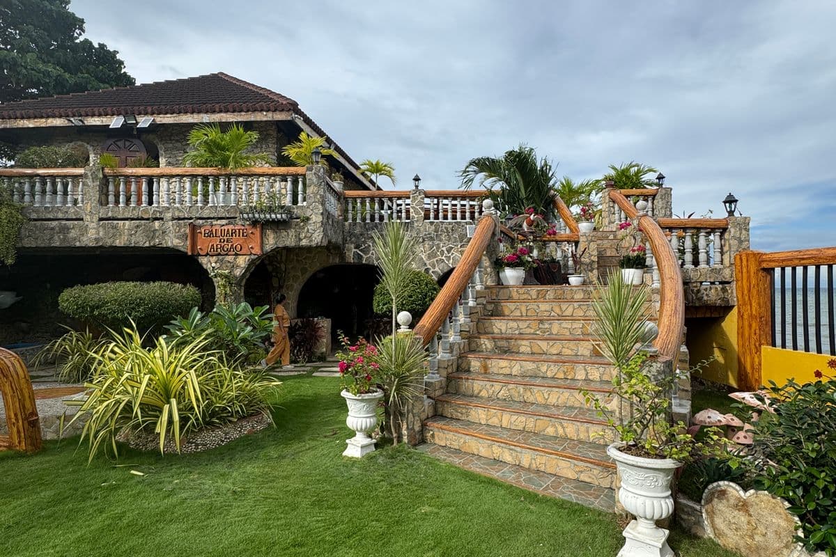 Historic coral stone walls of Baluarte de Argao